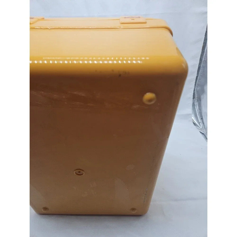 Vintage Wilson Wil-Hold Yellow Plastic File Box 12